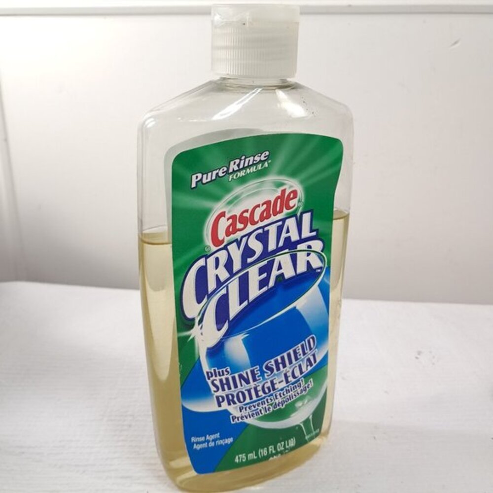 Cascade Crystal Clear‎ Pure Rinse Formula plus Shine shield dishwasher aid 2003